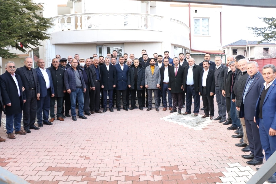 AK HEYET İLÇE ZİYARETLERİNE DEVAM EDİYOR