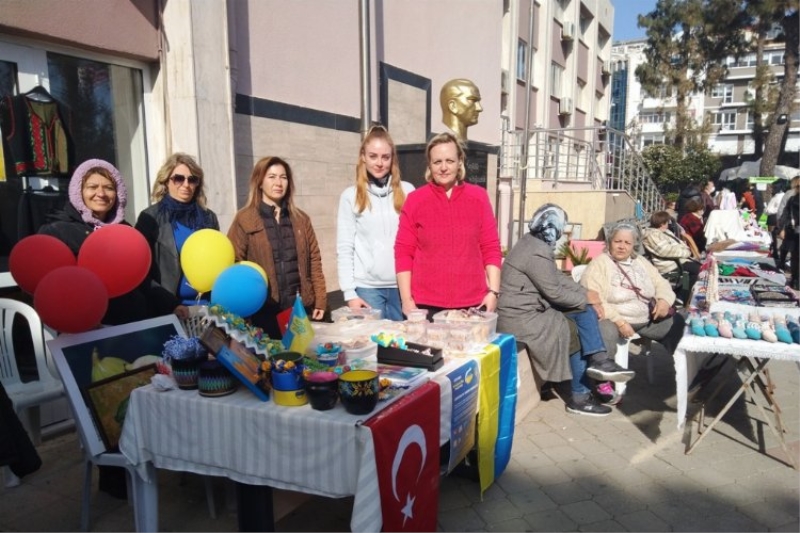 Marmaris annelerinden Ukrayna annelerine destek