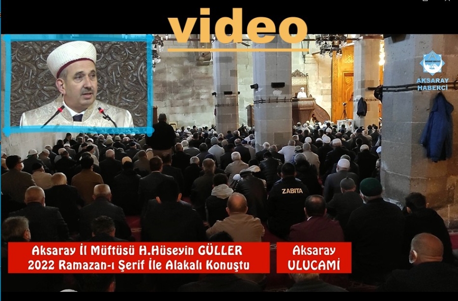Aksaray Müftüsü İman ve İstikamet Konulu Sohbeti 08 04 2022 Aksaray Ulu Cami