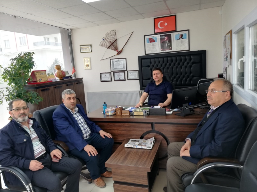 Gazeteciler İş Adamı Bahattin Yücel'i İş Yerinde Ziyaret Etti