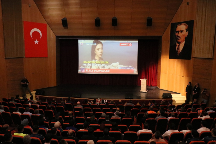 Aksaray'da Göletlere Serinlemek İçin Girişlerin Yasak Olduğu Konulu Seminer Verildi