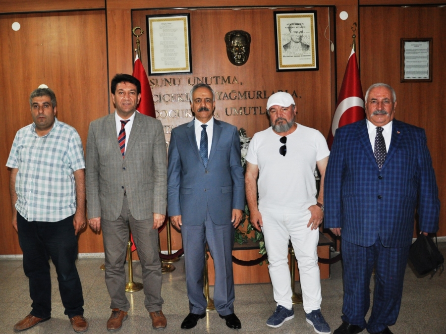 Orta Anadolu Gazetecileri Cemiyetinden Defterdar'a Ziyaret