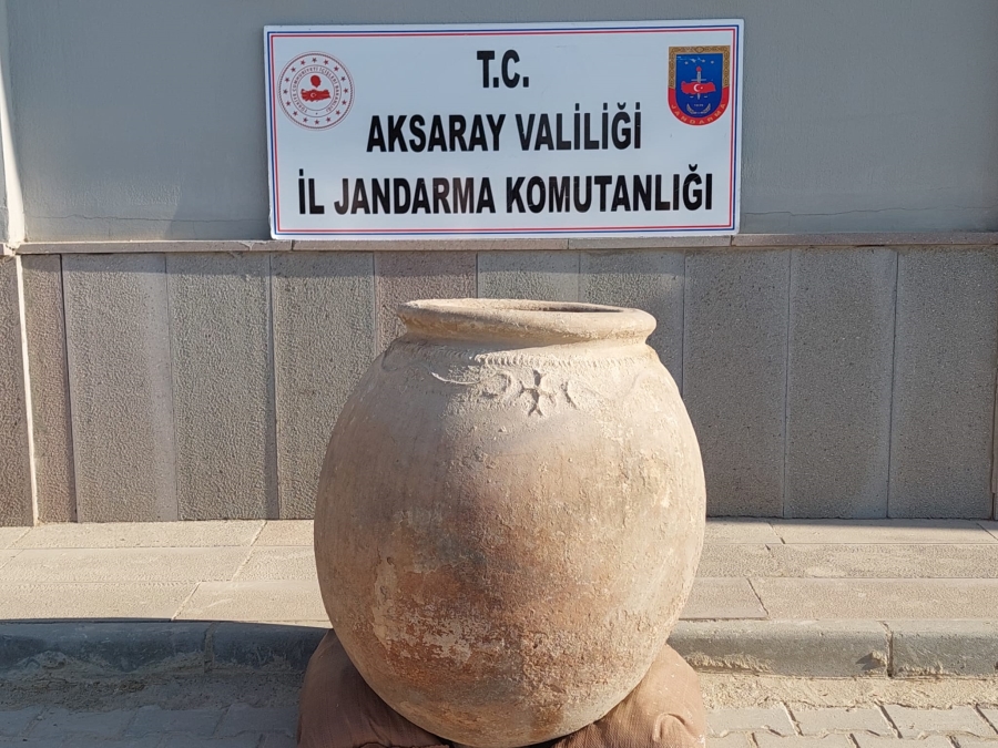 Aksaray da Kaçak kazı yapan iki şahıs yakalandı