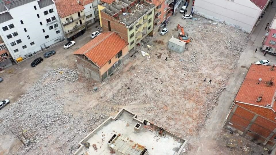 Hamidiye Mahallesi Kentsel Dönüşüm Alanında 66. Yapının yıkımı gerçekleştirildi