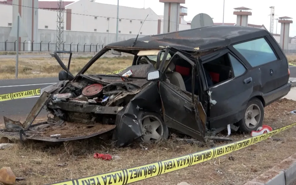 Aksaray'da meydana gelen trafik kazasında 2 kişi ağır yaralandı