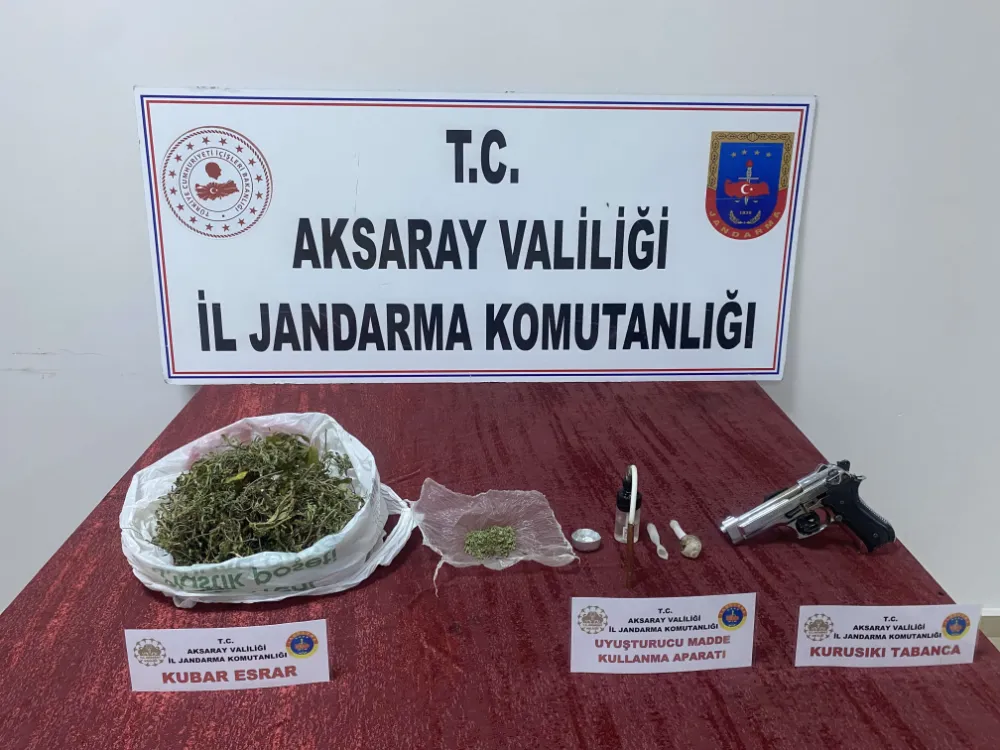 Aksaray’ın Ortaköy İlçesinde Uyuşturucu Taciri 2 Kişi Yakalandı