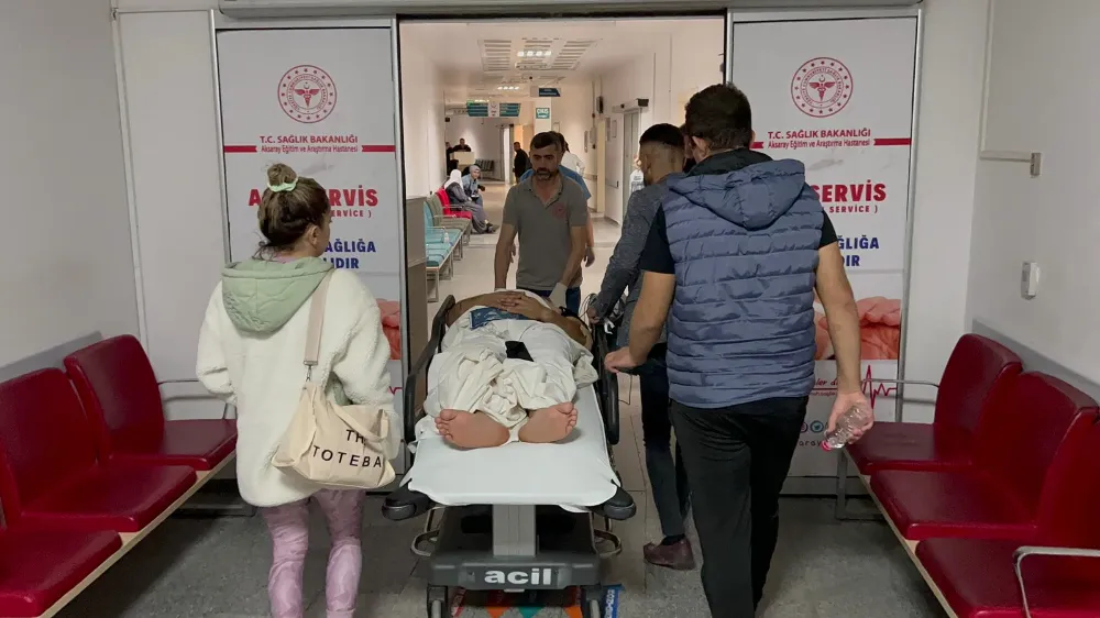 Aksaray da tüfekle kazara kendini vuran şahıs ağır yaralandı