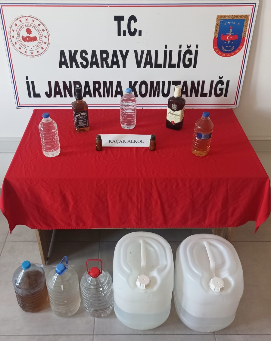 Aksaray'da İçki İmalatı ve Ticareti Yapan 1 Kişi Yakalandı