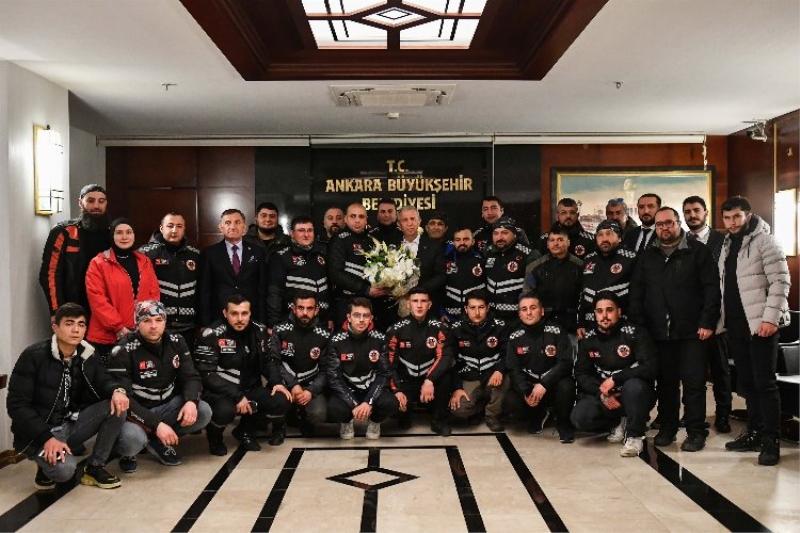 Motokuryelerden Yavaş'a teşekkür