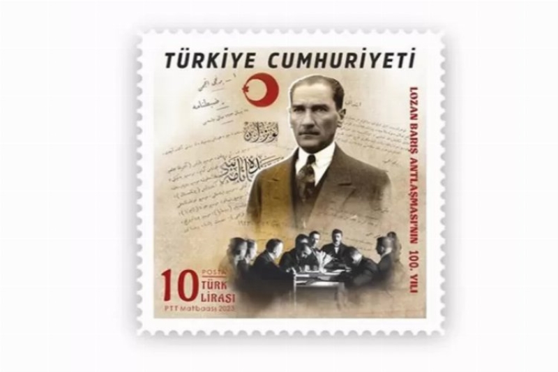 PTT'den Lozan'ın 100. yıl anısına özel pul
