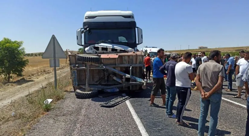 Aksaray'da meydana gelen trafik kazasında bir kişi öldü 1 kişi ağır yaralandı