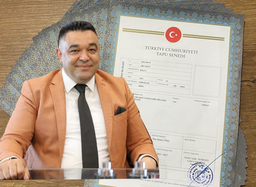 ORTAKÖY YUNUS EMRE OSB’DE TAHSİSLER BAŞLADI