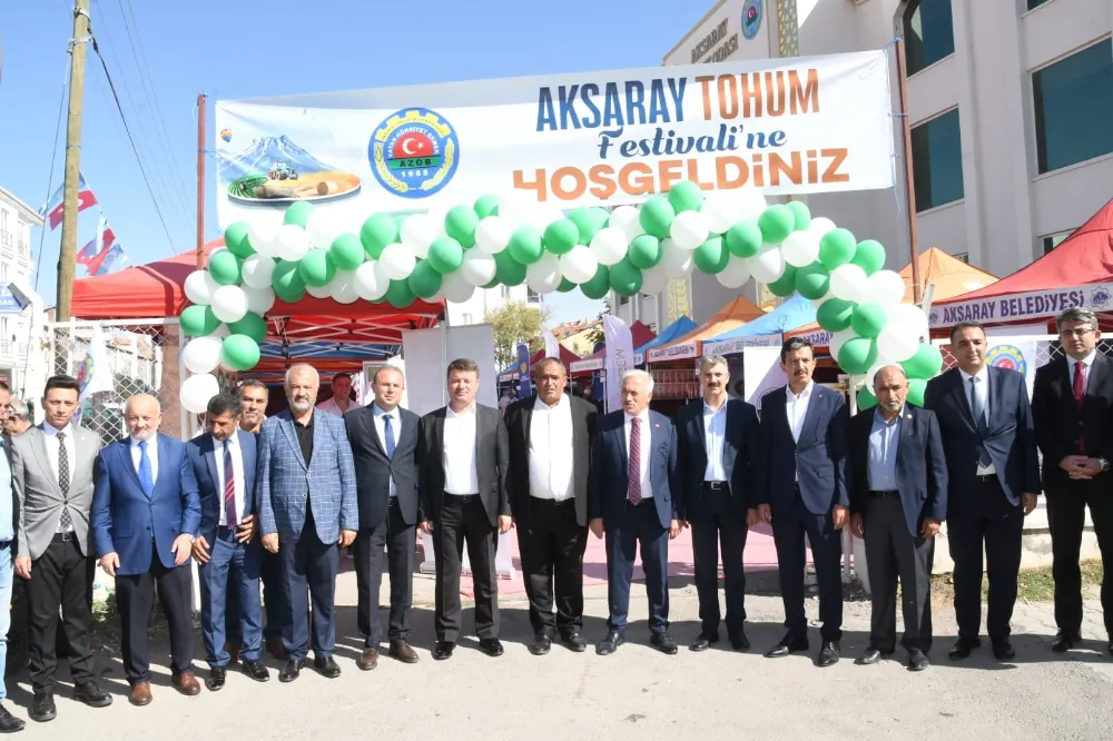 AKSARAY ZİRAAT ODASI TÜRKİYE’DE İLK KEZ DÜZENLENEN TOHUM FESTİVALİNE EV SAHİPLİĞİ YAPTI
