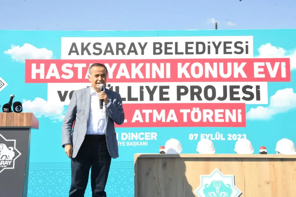 AKSARAY BELEDİYESİ HASTA YAKINI KONUK EVİ VE KÜLLİYESİ TEMELİ ATILDI