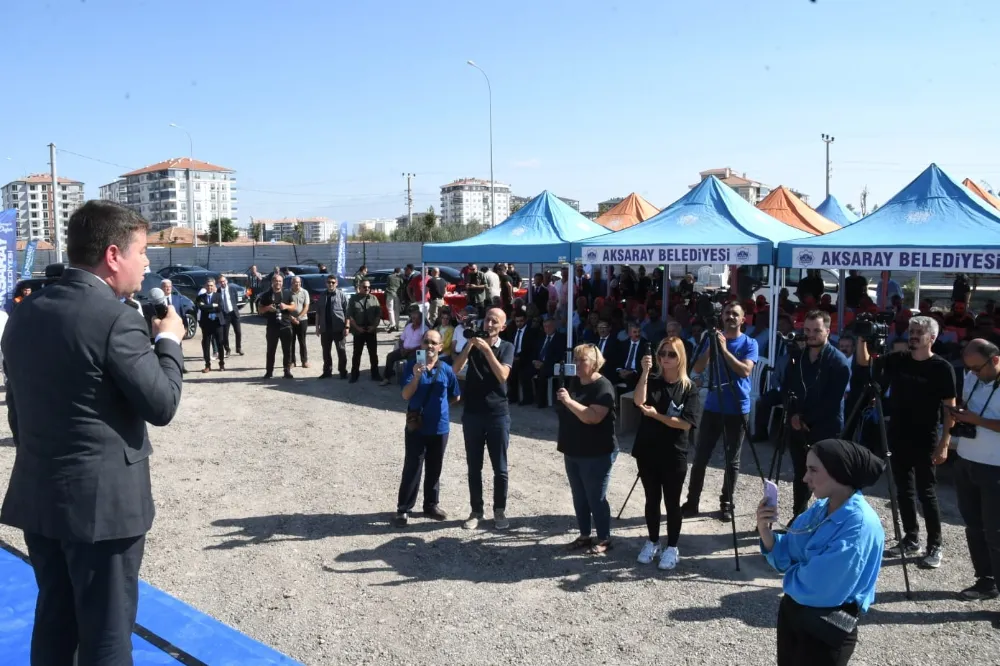 AKSARAY BELEDİYESİ HASTA YAKINI KONUK EVİ VE KÜLLİYESİ TEMELİ ATILDI