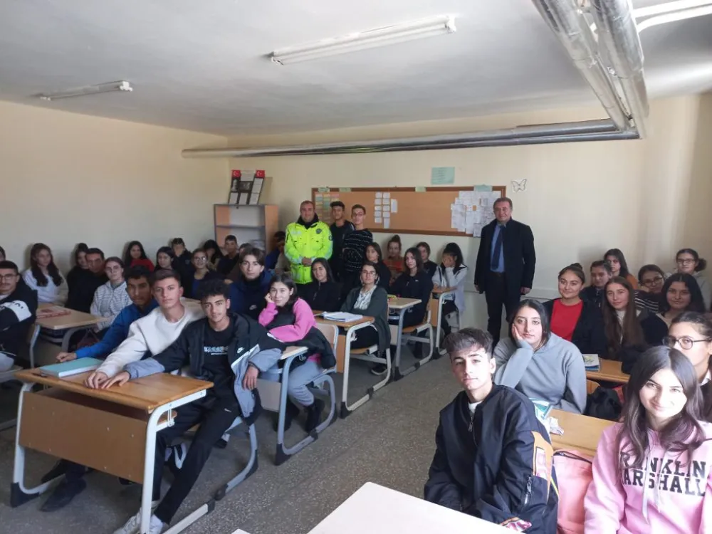 Emniyet Müdürlüğünden Öğrencilere Uygulamalı Eğitim Verildi