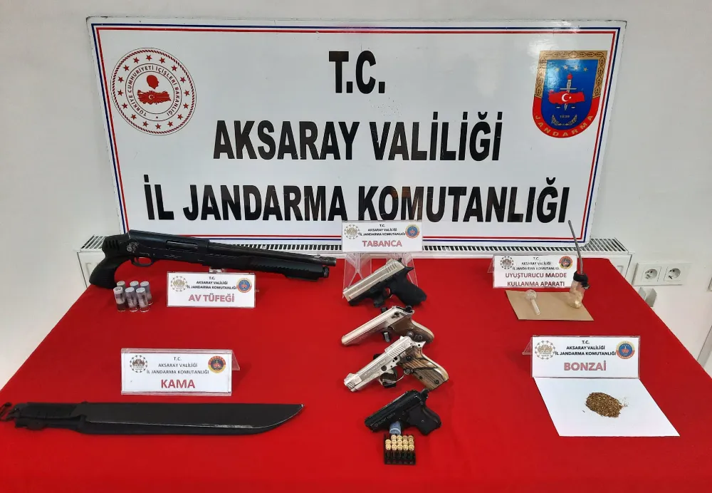 Aksaray da uyuşturucu ticareti ve imalatı yapan 1 kişi yaralandı