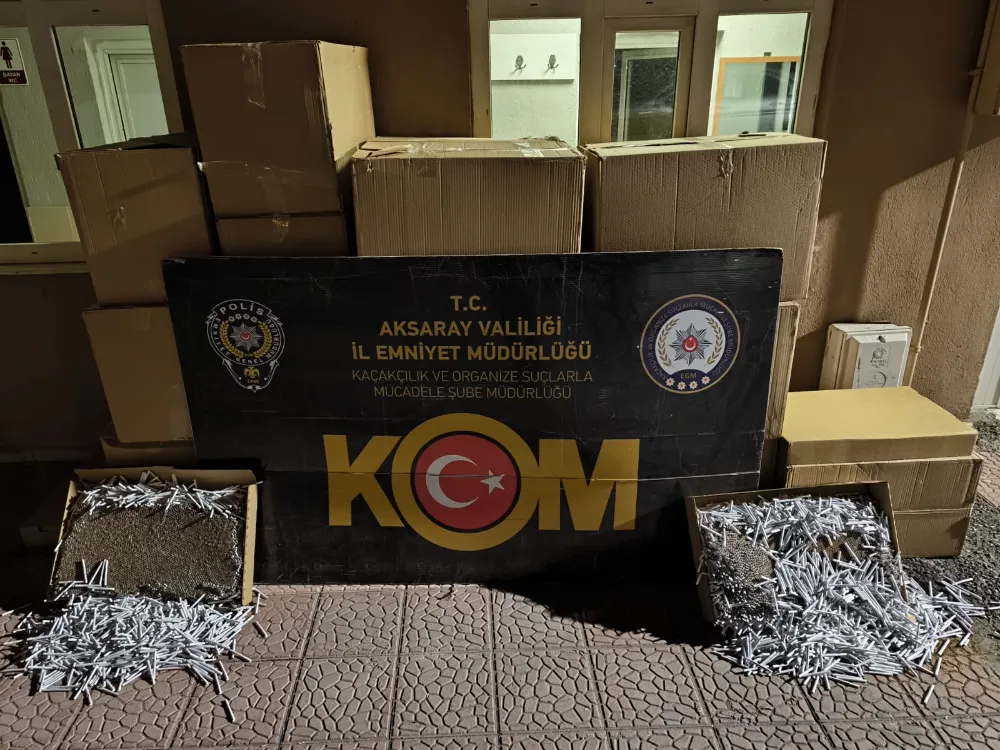 Aksaray Polisi Tütün kaçakçılarına göz açtırmıyor 2 kişiyi yakaladı