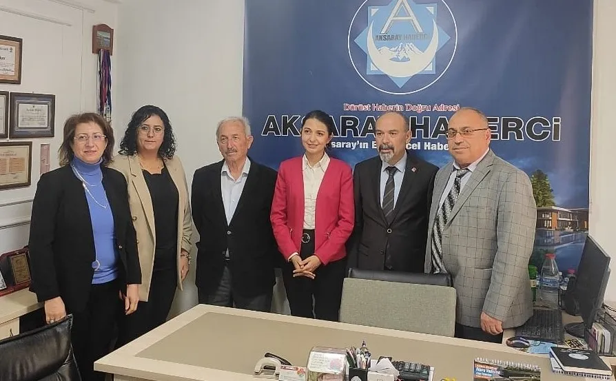CHP Aksaray Belediye Başkan Adayı Pelin Yıldırım Demir’den Gazetemize Ziyaret