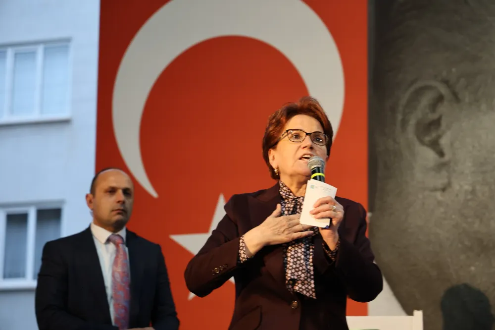 Meral Akşener Tuğrul Karacaer in verdiği iftar yemeğinde katılmak için Aksaray'a geldi