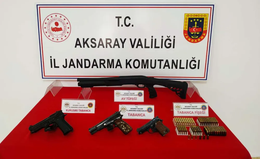 İzinsiz silah kullanan 2 şahıs yakalandı