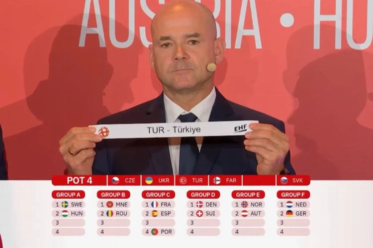 A Milli Kadın Hentbol Takım'ın EURO 24'teki rakipleri belli oldu