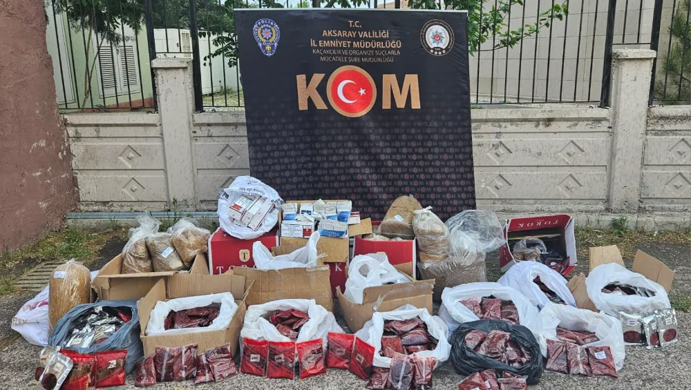 Aksaray’da Kaçak Tütün Ticareti Yapan 2 Kişi Yakalandı