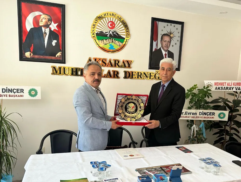 Fikret Dağ Aksaray Muhtarlar Derneği Başkanlığına Yeniden Seçildi