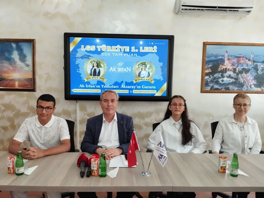 LGS TÜRKİYE 1. LERİ AK İRFAN KOLEJİ’NDEN