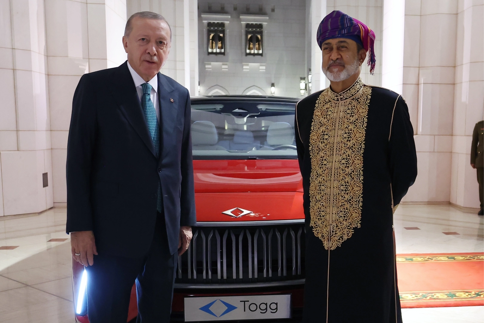 Bir Togg da Umman Sultanı'na