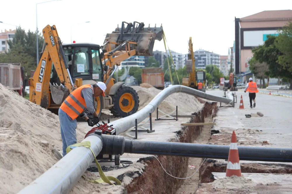AKSARAY’DA ASBEST BORULARIN YÜZDE 95’İ YENİLENDİ