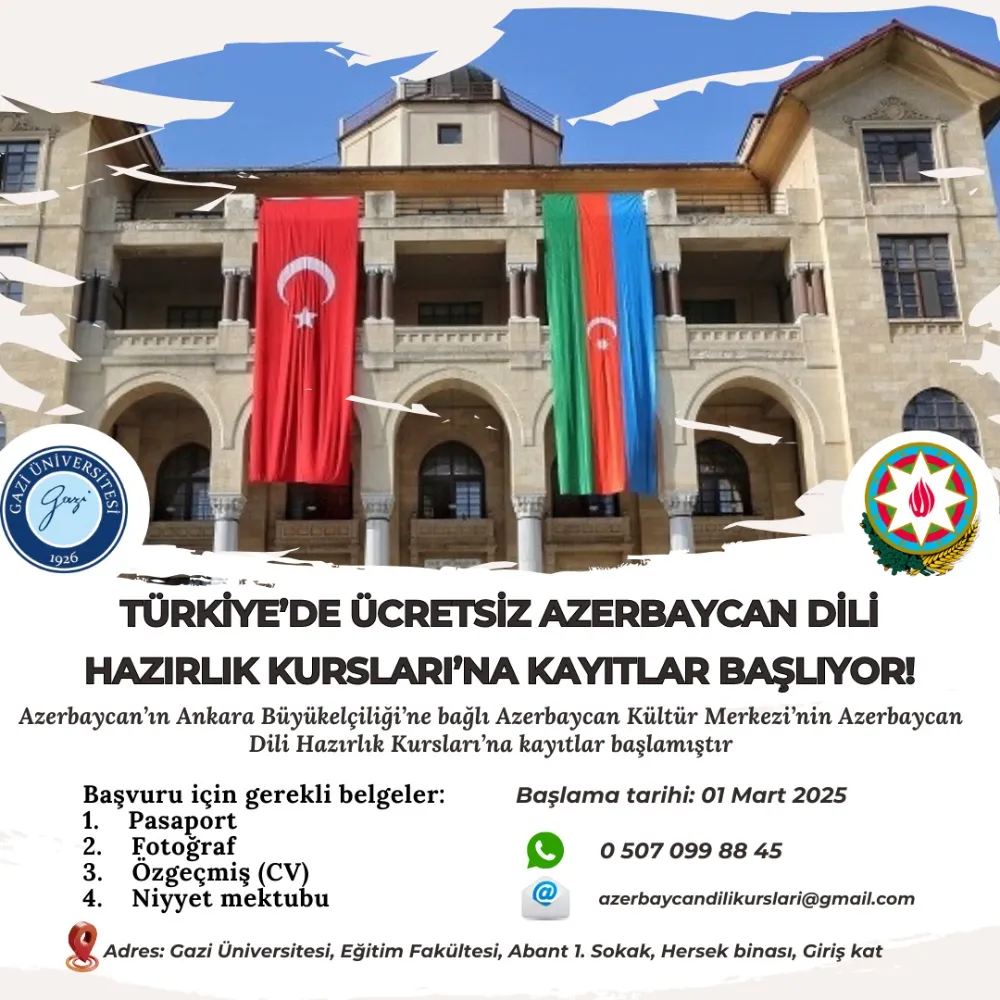 Türkiye’de Azerbaycan dili hazırlık kurslarına kayıtlar başlıyor