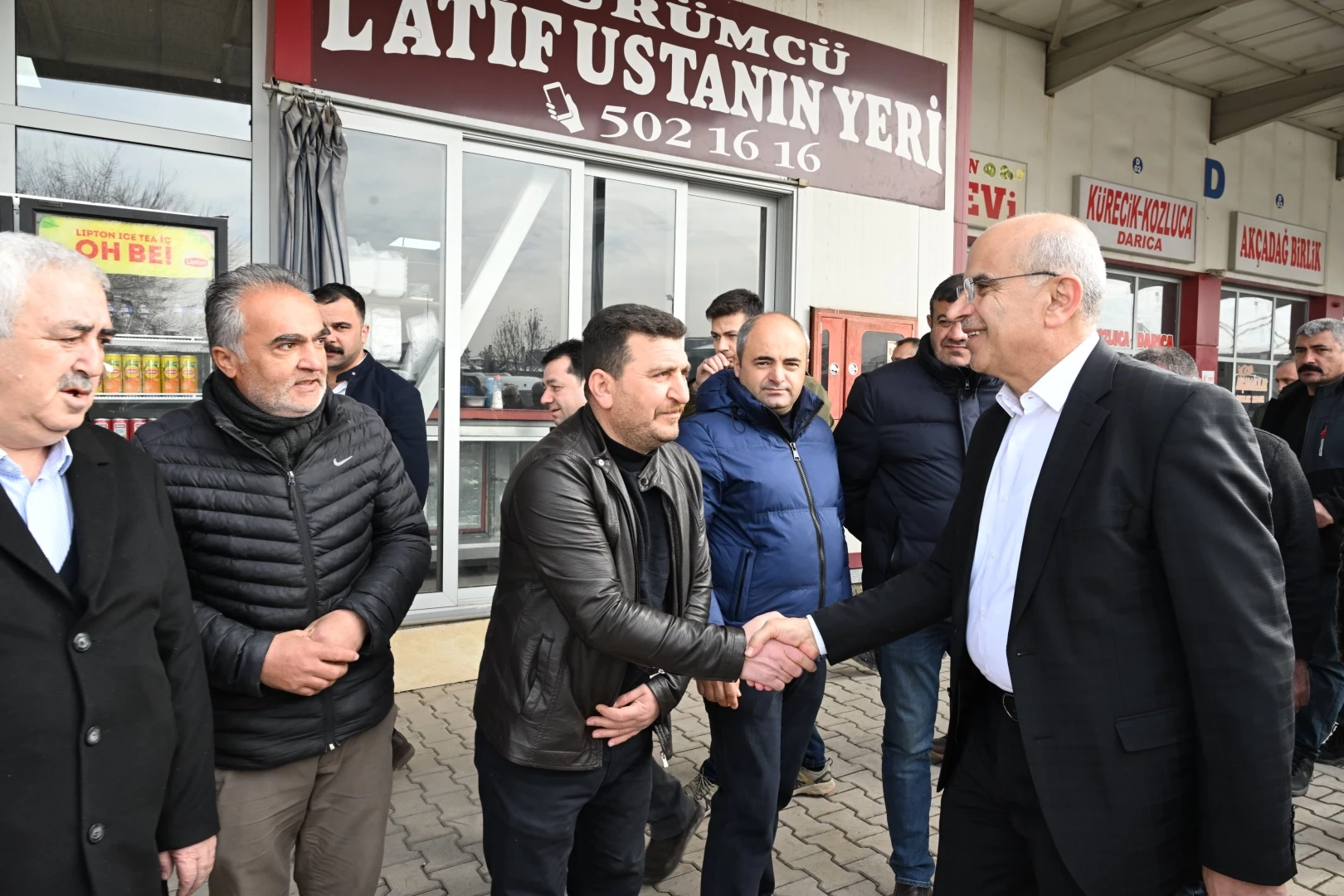 Malatya'da Başkan Er, terminal esnaflarıyla bir araya geldi