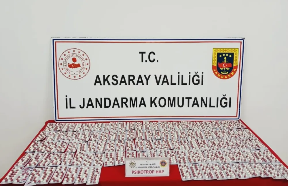 Aksaray'da Uyuşturucu Operasyonu: 1643 Adet Uyuşturucu Hap Ele Geçirildi