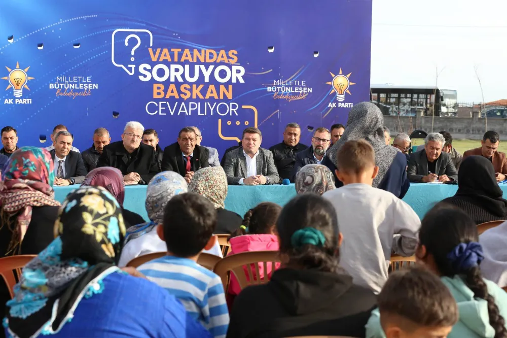AKSARAY'DA "VATANDAŞ SORUYOR, BAŞKAN CEVAPLIYOR" PROGRAMLARI BAŞLADI