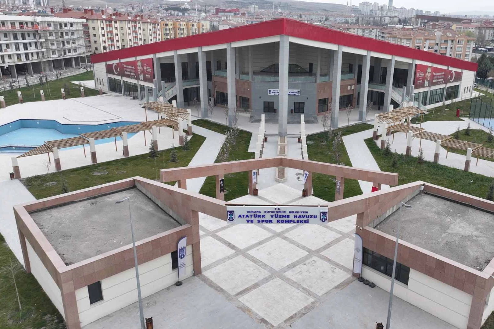 Ankara ‘Sincan Fatih Yüzme Havuzu'nda çalışmalar tam gaz