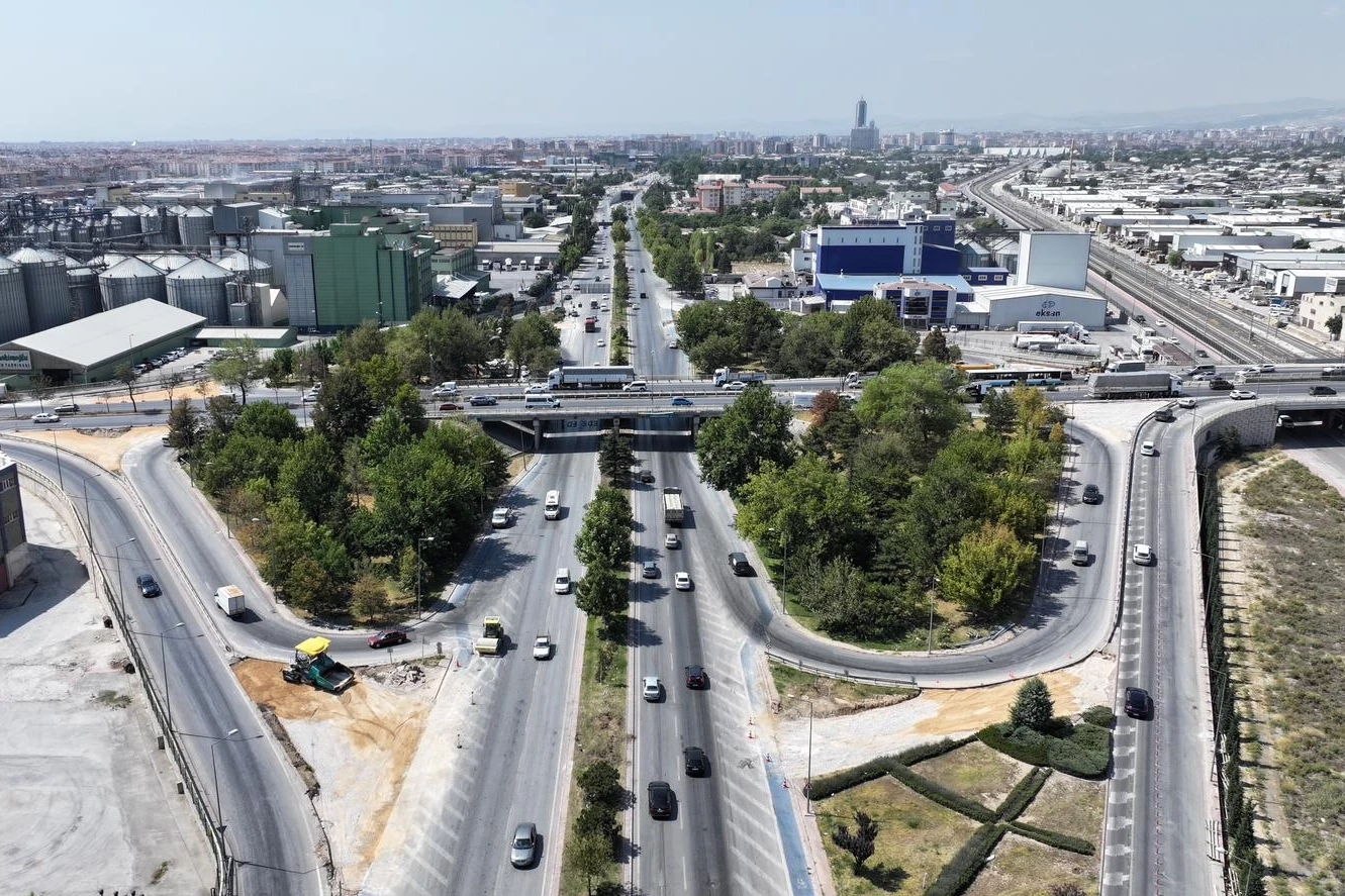 Konya'da Marangozlar Kavşağı 23 Ağustos'ta trafiğe kapatılıyor