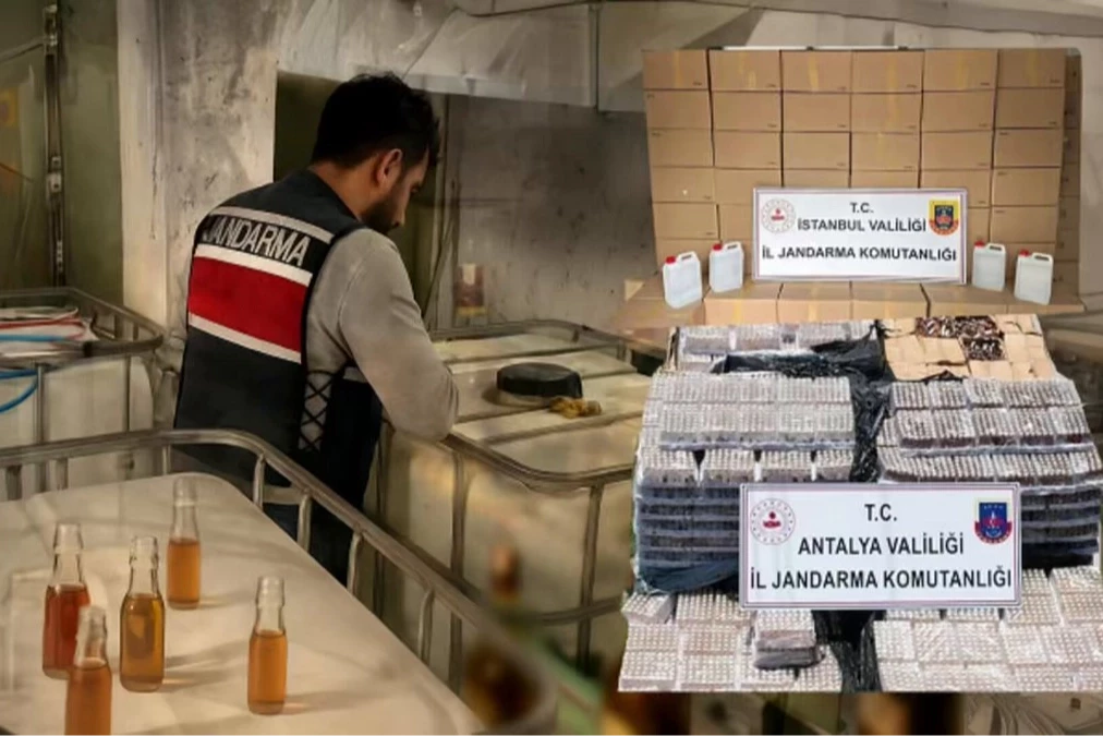81 ilde sahte alkol operasyonu... 62 bin litre alkol ele geçirildi
