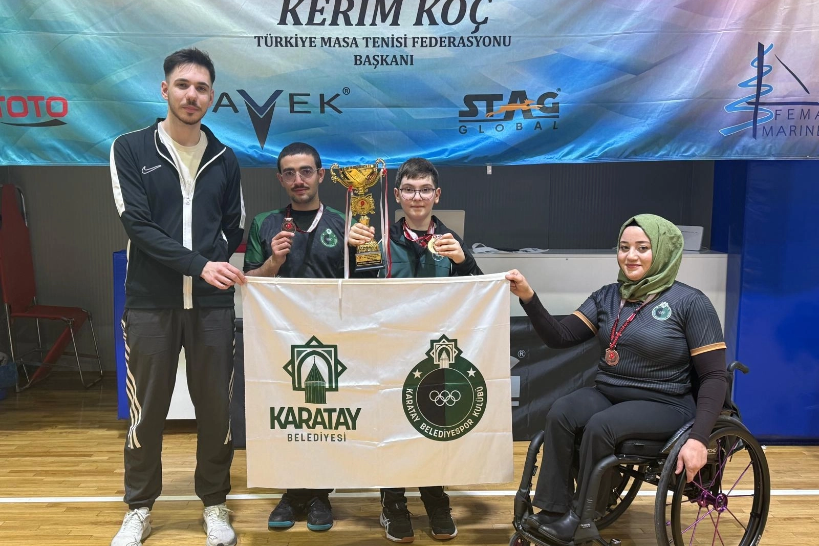 Konya Karataylı sporcular 5 madalya ile döndü