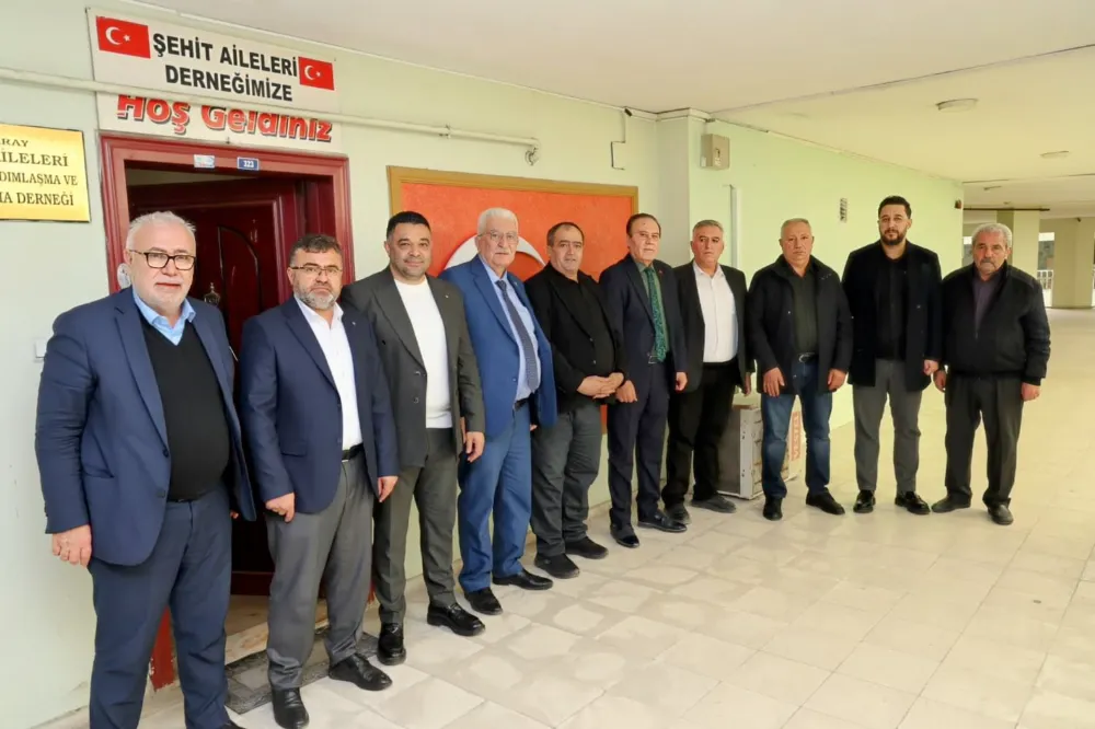 Aksaray STK Temsilcilerinden Şehit Aileleri Derneği’ne Anlamlı Ziyaret