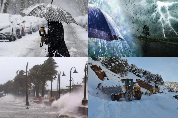 Meteoroloji’den kuvvetli yağış, rüzgar ve çığ uyarısı