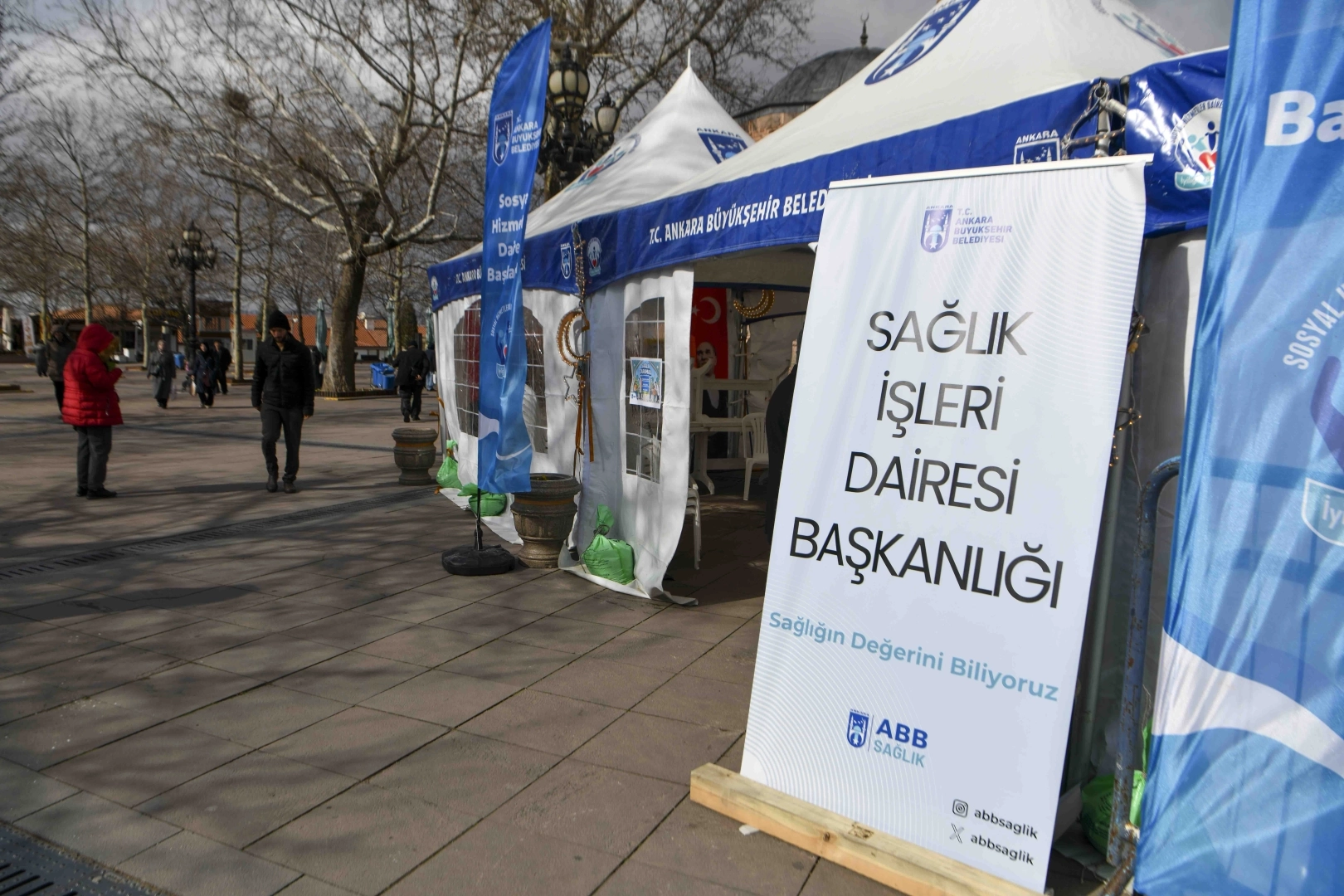 Ankara’da Ramazan'a özel sağlık çadırı