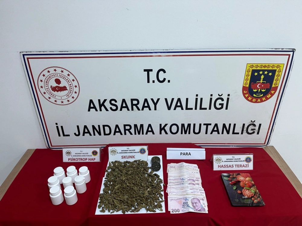 AKSARAY’DA UYUŞTURUCU OPERASYONU: 2 ŞÜPHELİ TUTUKLANDI