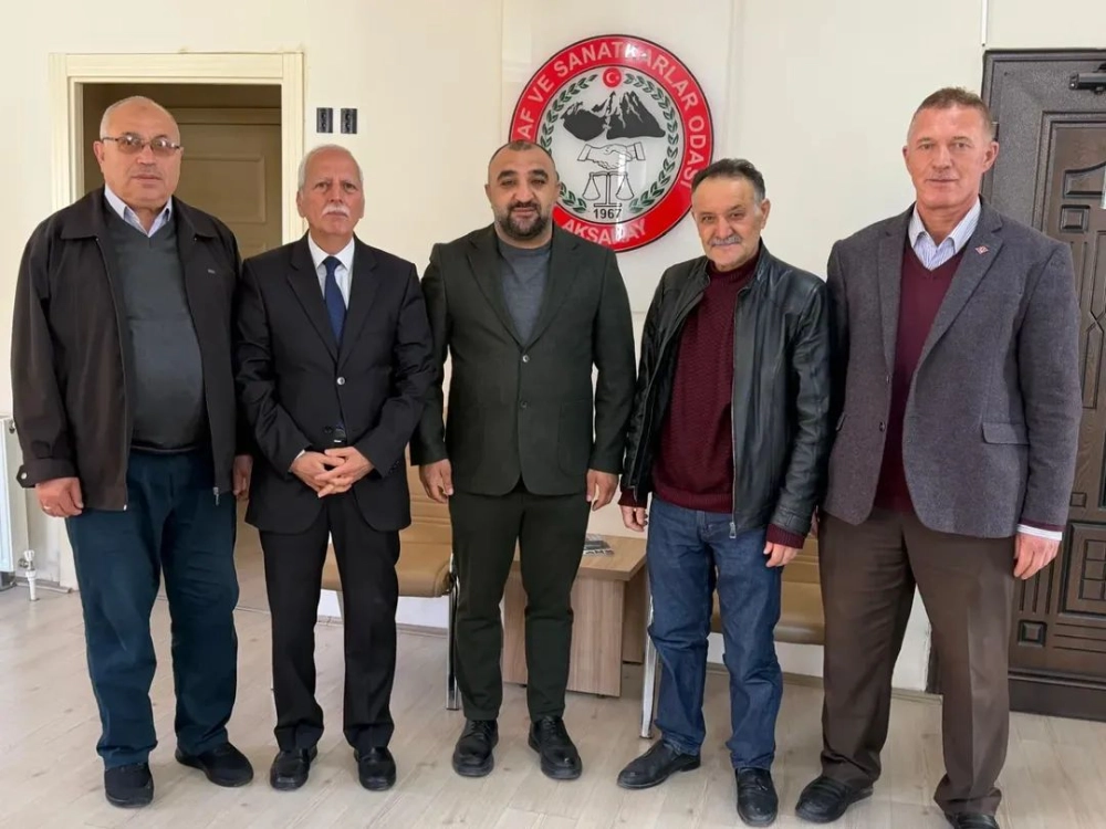 Aksaray Esnaf ve Sanatkârlar Odası’nda Basın Buluşması