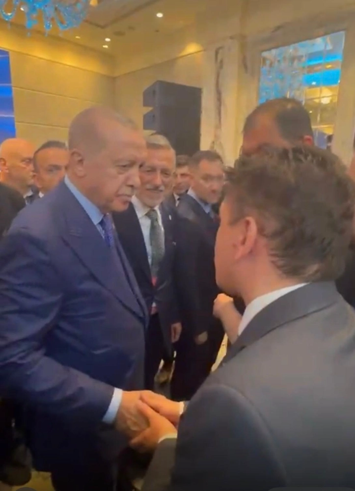 Hemşehrimiz Cihangir Fikri Saatcioğlu İstanbul’da Cumhurbaşkanı Erdoğan İle Görüştü