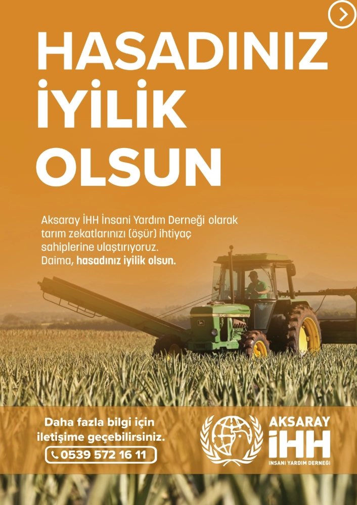 Aksaray İHH, Öşür Emanetlerini İhtiyaç Sahiplerine Ulaştırıyor