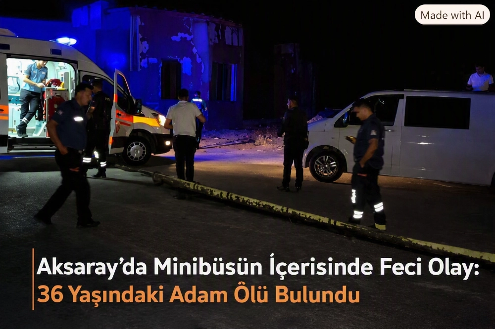 Aksaray’da Minbüsün İçeisinde Feci Olay: 36 Yaşındaki Adam Ölü Bulundu