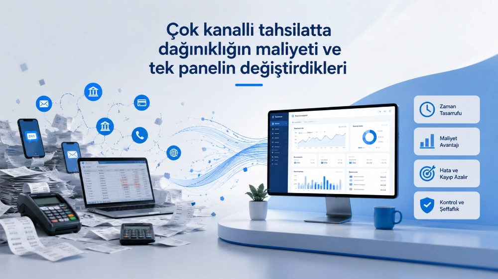 Çok kanallı tahsilatta dağınıklığın maliyeti ve tek panelin değiştirdikleri