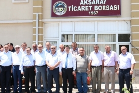 Ak Parti Heyetinden Aksaray Ticaret Borsasına Ziyaret