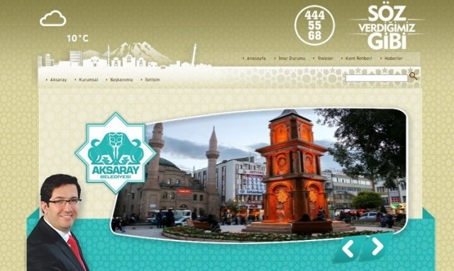 Aksaray Belediyesi'nin Web Sitesi Yenilendi